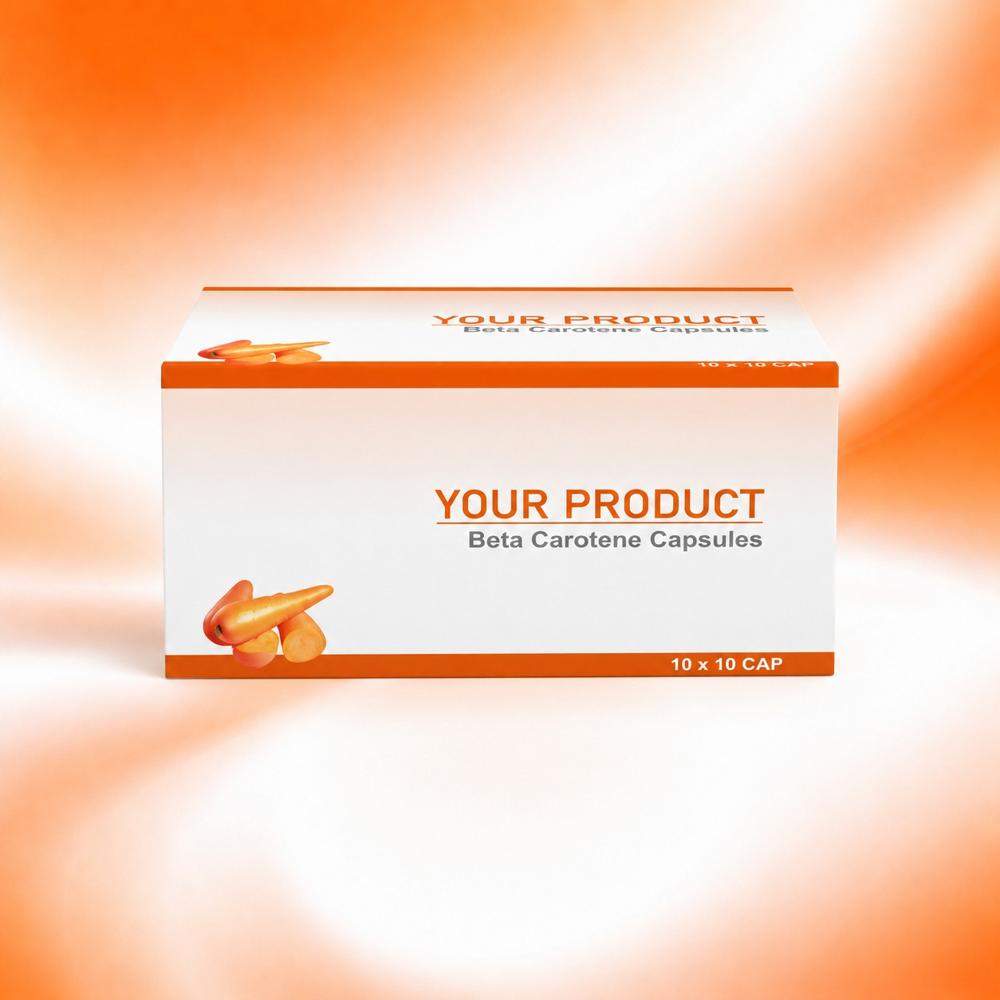 Beta Carotene Capsules | Vitamin A Precursor Antioxidant Supplement Capsules