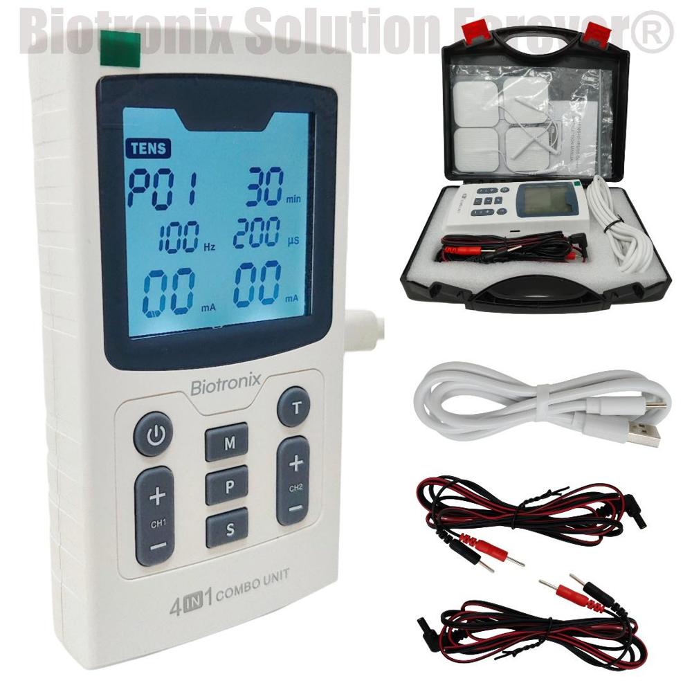 Advanced Combi 4 in 1 Electrotherapy Device for Physiotherapy