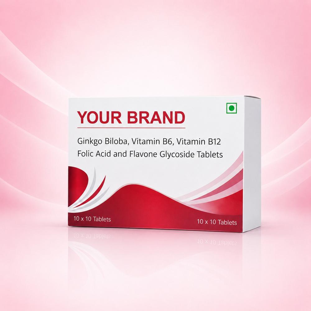 Ginkgo Biloba Extract with Vitamin B6, Vitamin B12, Folic Acid & Flavone Glycoside Tablets