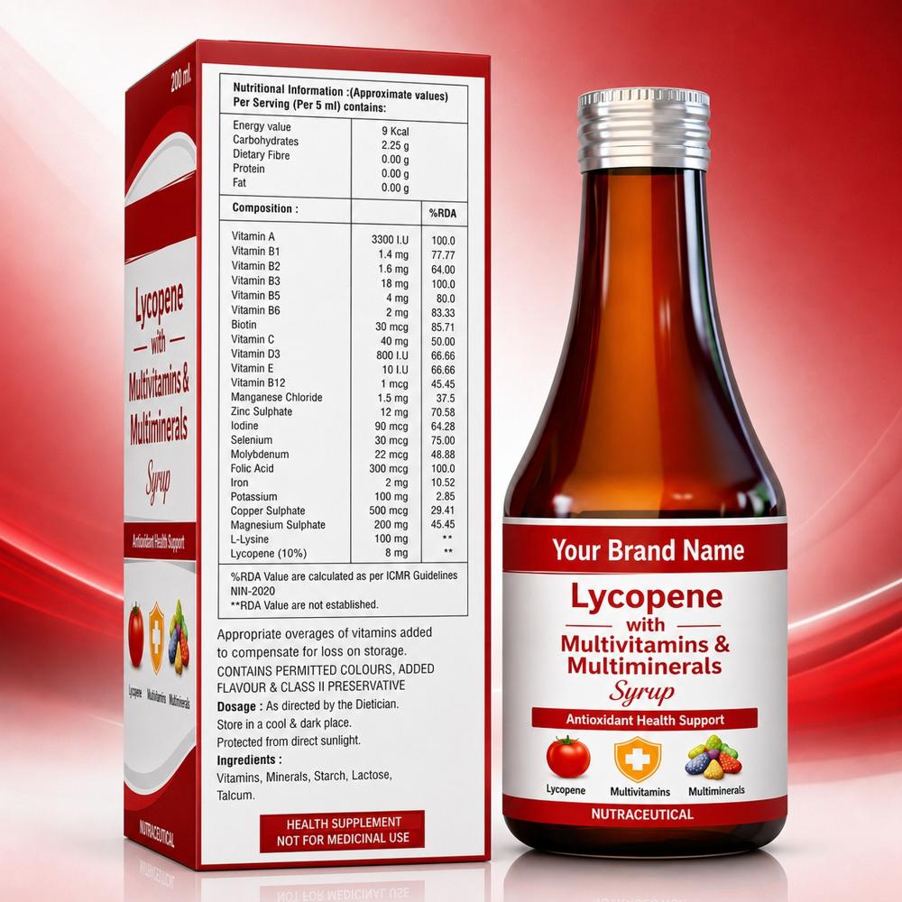 Lycopene  with Multivitamin Multimineral Syrup