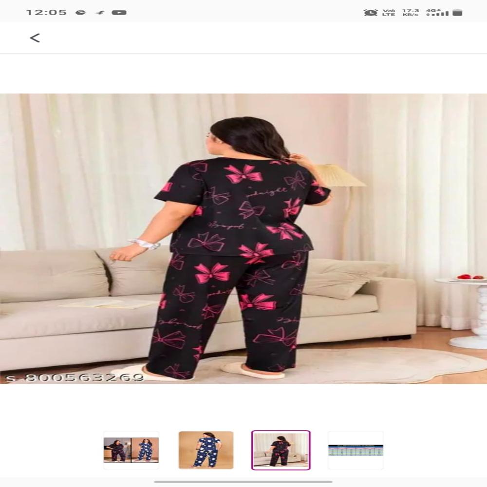 women 2 pcs night suit collection