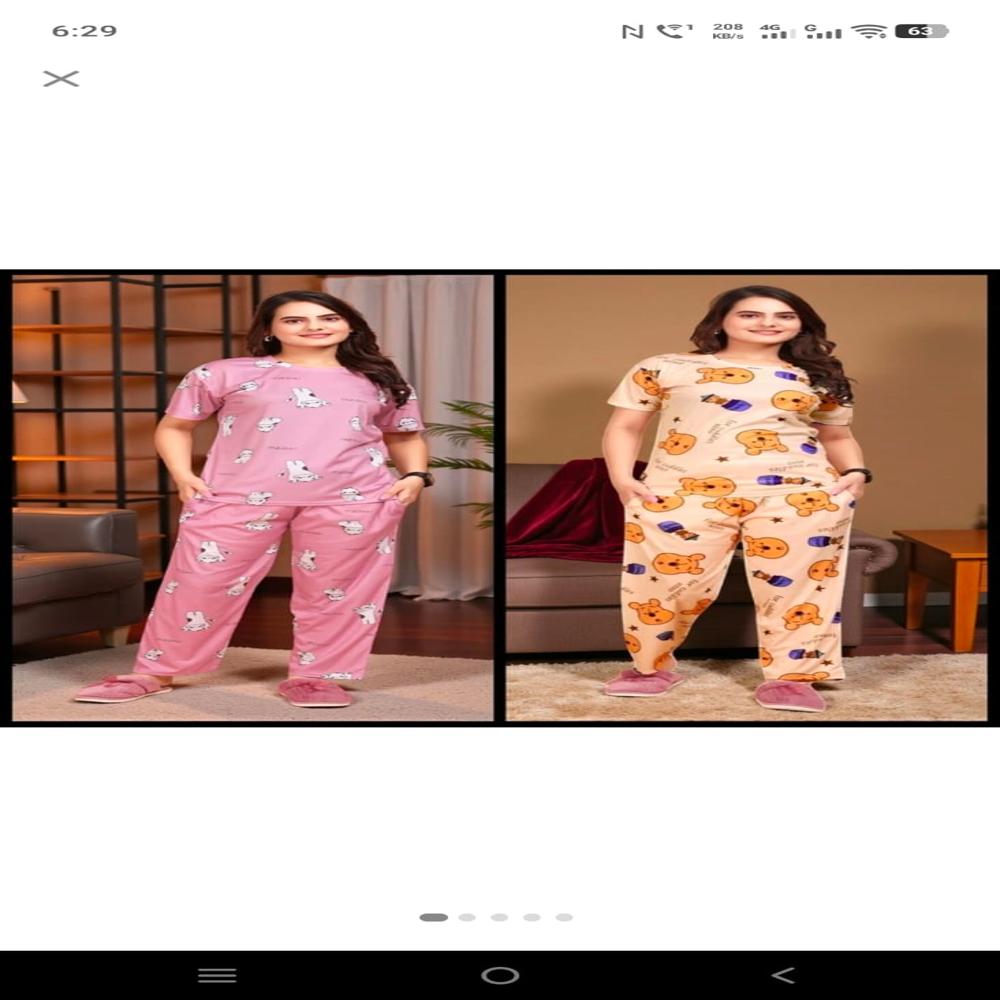 women 2 pcs night suit collection