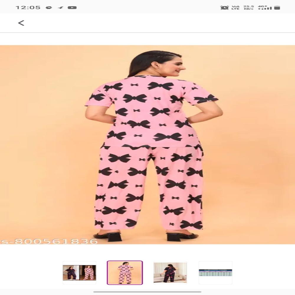 women 2 pcs night suit collection