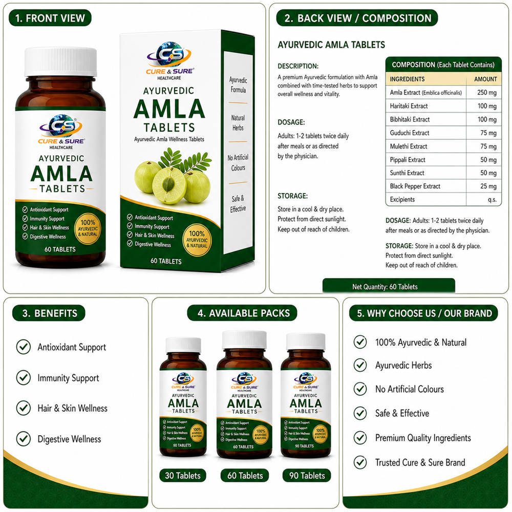Ayurvedic Amla Tablets Third Party Manufacturing