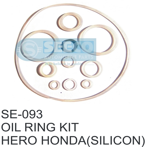 OIL RING KIT - Rubber, 10-250 mm | Color Coated, Weight 20-40 Grams, Ideal for Automotive Parts & Manifold Applications