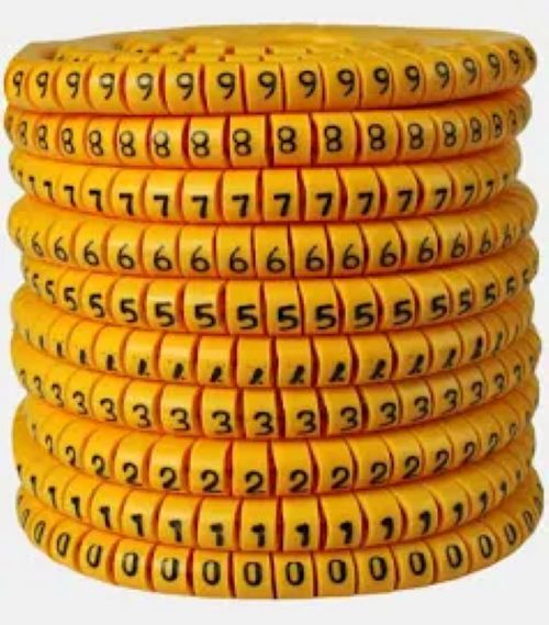 Pre printed Ferrules To Number And Identify Cables