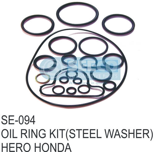 OIL RING KIT - Rubber & Silicone, 10-250 mm, Color Coated Finish, Weight 20-40 g | Engineered for Durability & Precision Fit