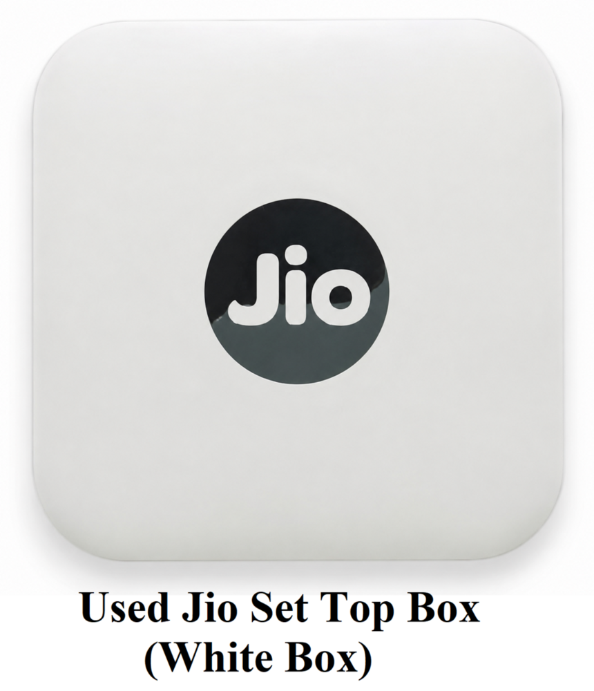Used Jio Set Top Box With All Accessories