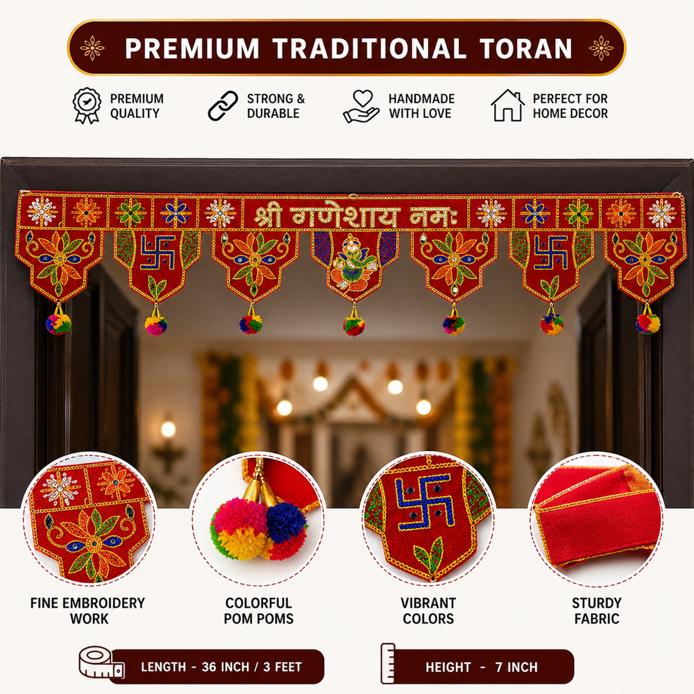 KRISHNA HANDLOOM Traditional Indian Festival Decoration G 1