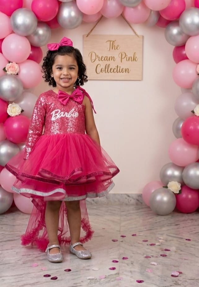 Barbie kids frock
