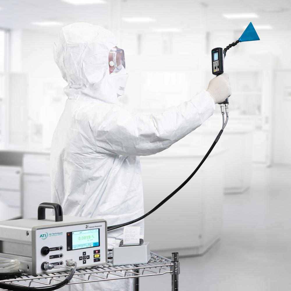 Aerosol Photometer - 39.1x25.4x17.8 cm, 7-Inch Touchscreen | Auto-Zero Flow, 1% Accuracy, 64 GB Storage, USB Wi-Fi Output