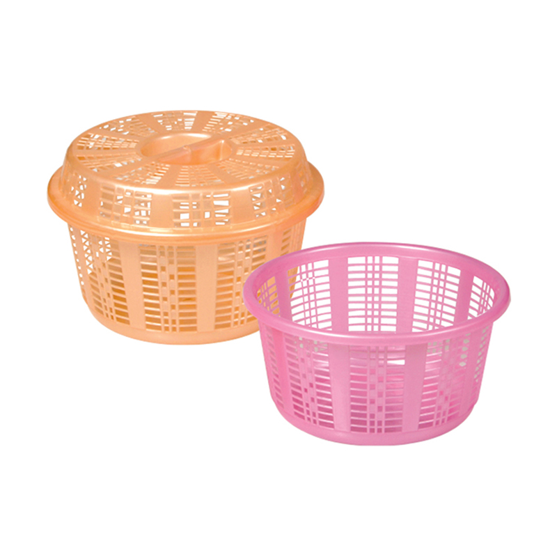 Plastic Fruit Basket With Lid