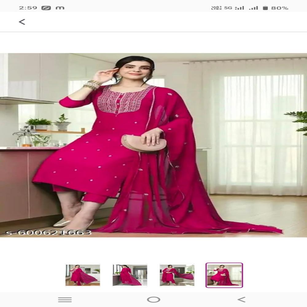 women wedding and casual fancy 3pc& kurti pant duptta collection