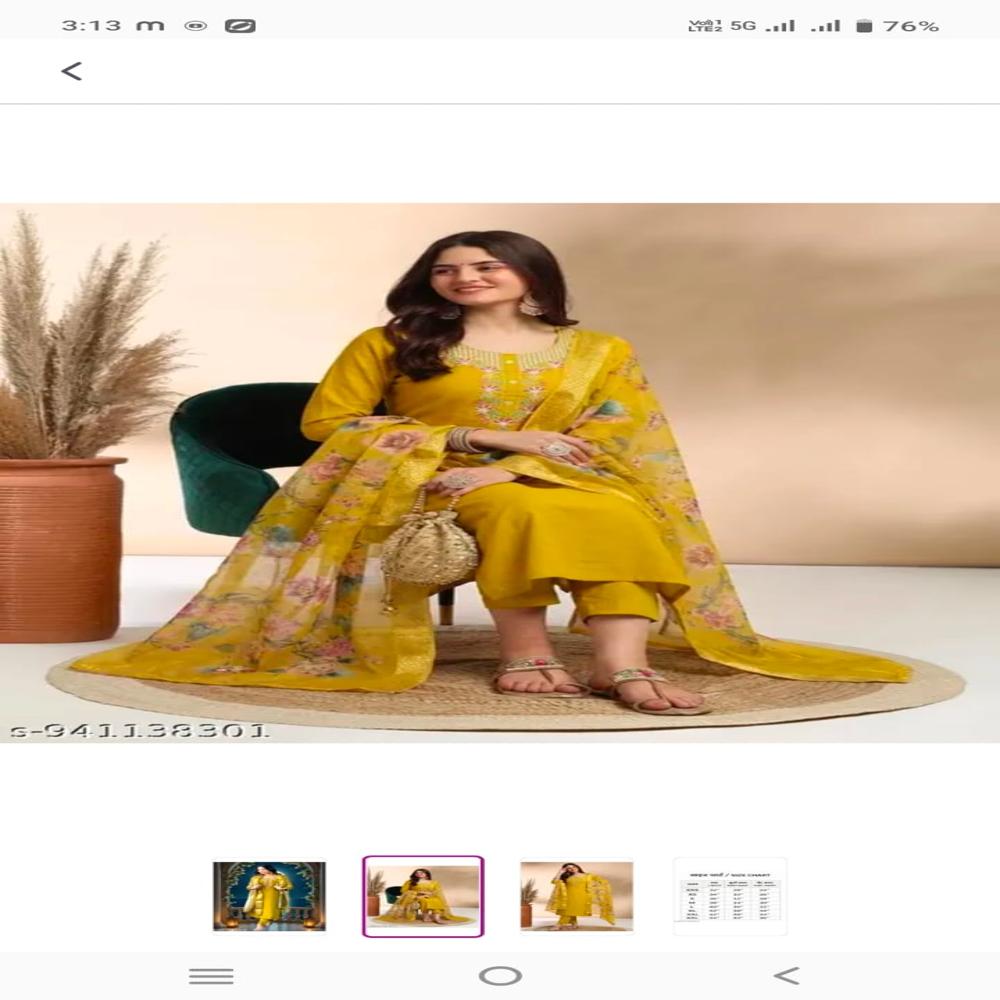women wedding and casual fancy 3pc& kurti pant duptta collection