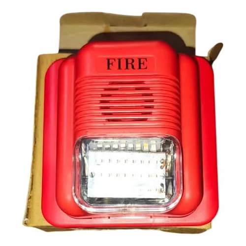 Red Safety Zone Fire Alarm
