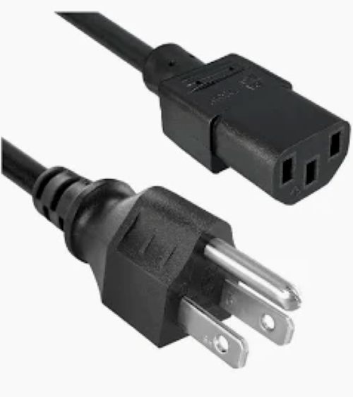 3-Pin Indian 6A USA Type Power Cord 