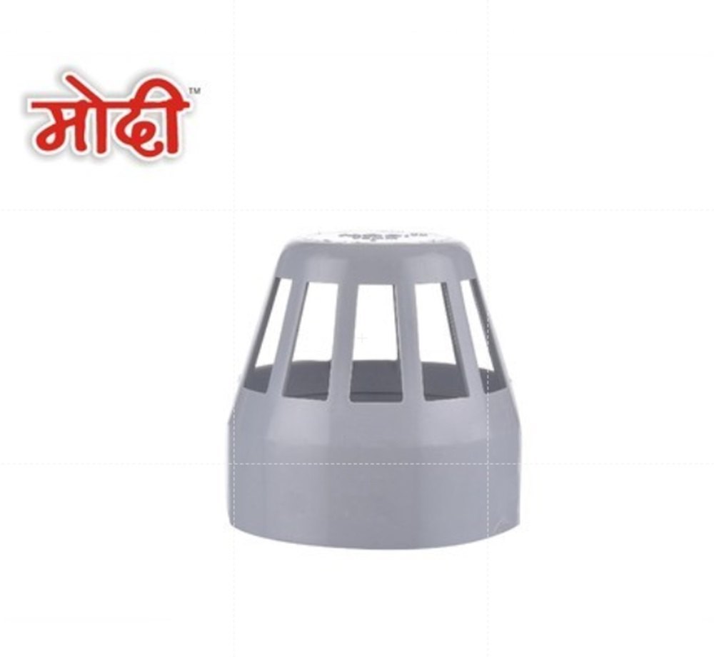Pvc Vent Cowl - Durable Pvc Material, 5.8 Inch Length, Round Shape, Various Sizes (50-315 Mm), Grey Color | Effective Ventilation Solution