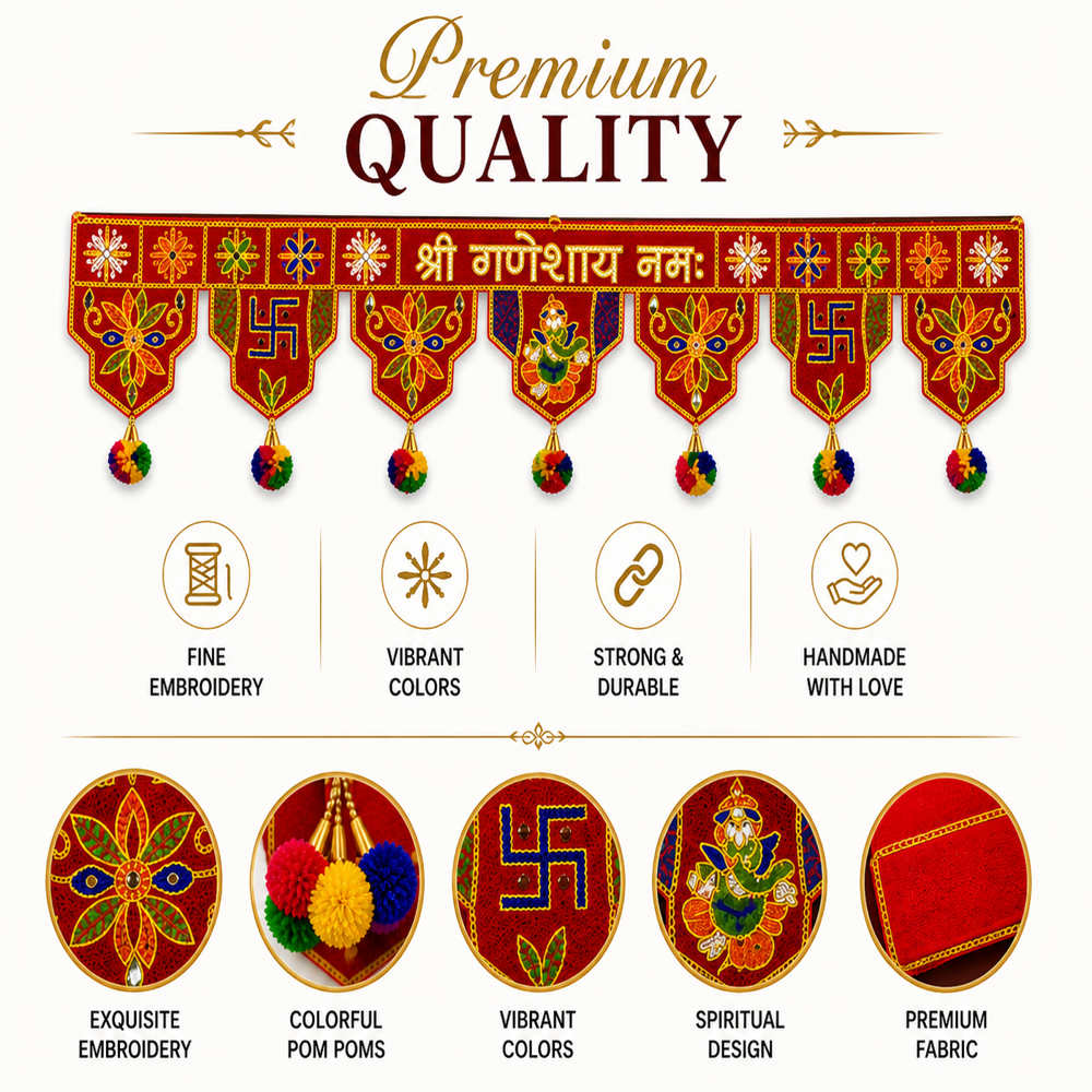 KRISHNA HANDLOOM Decorative Ethnic Bandarwal Hanging G 5