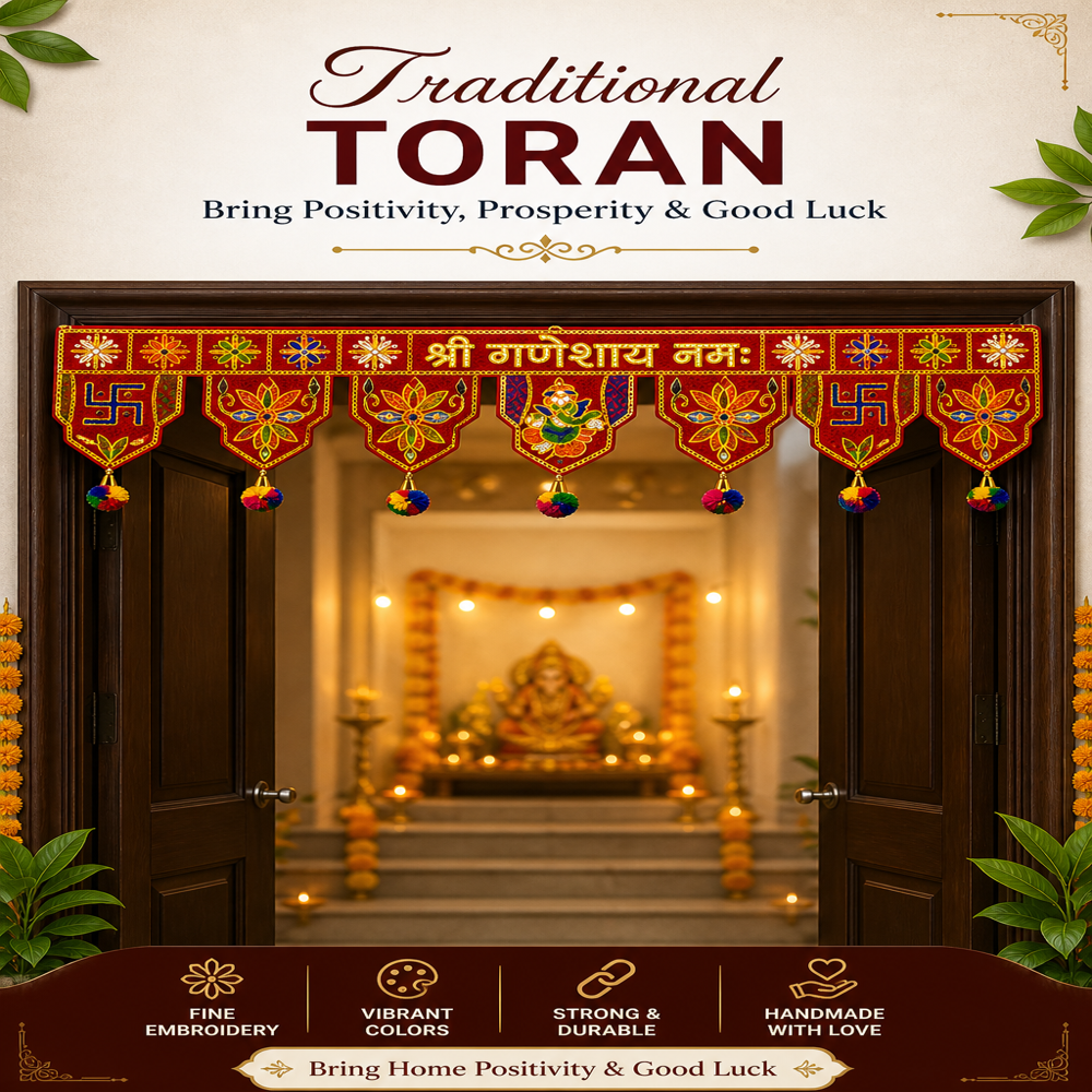 KRISHNA HANDLOOM Premium Designer Door Toran G 9