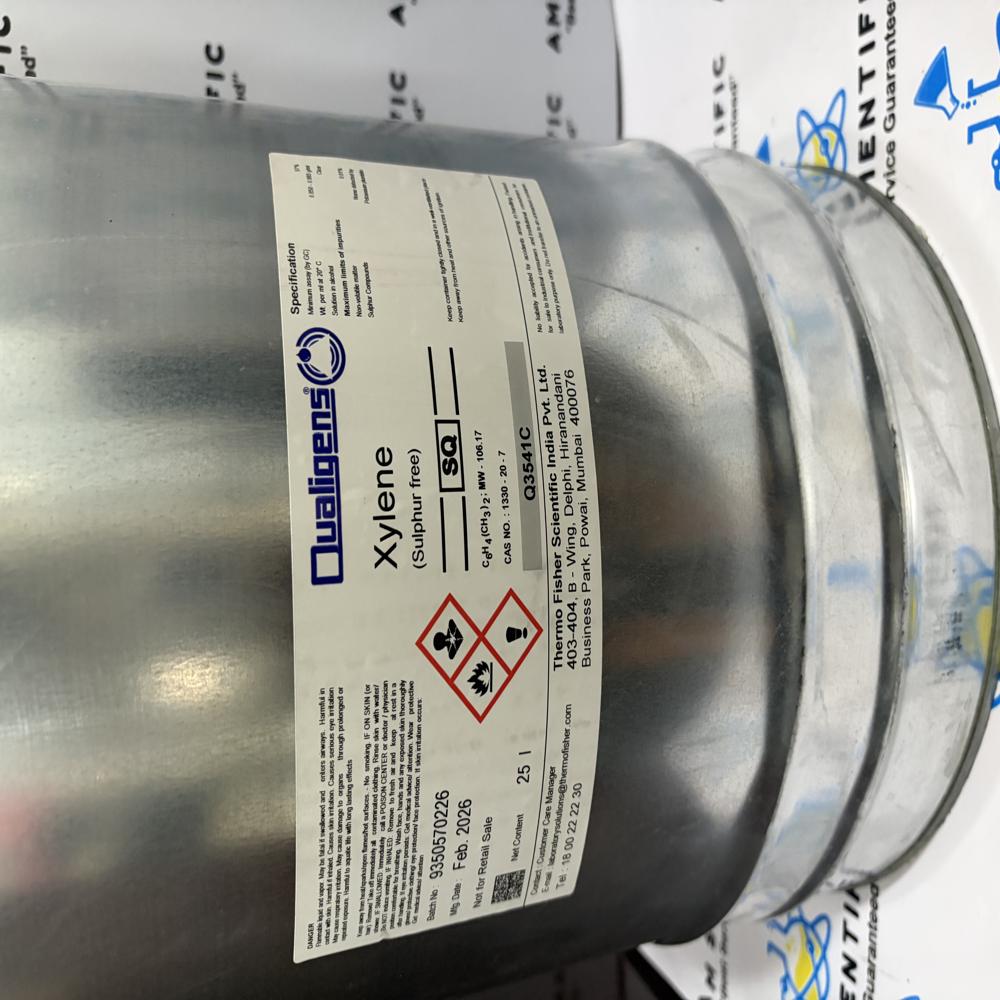 Xylene Sulphur Free SQ Qualigens 25Ltr