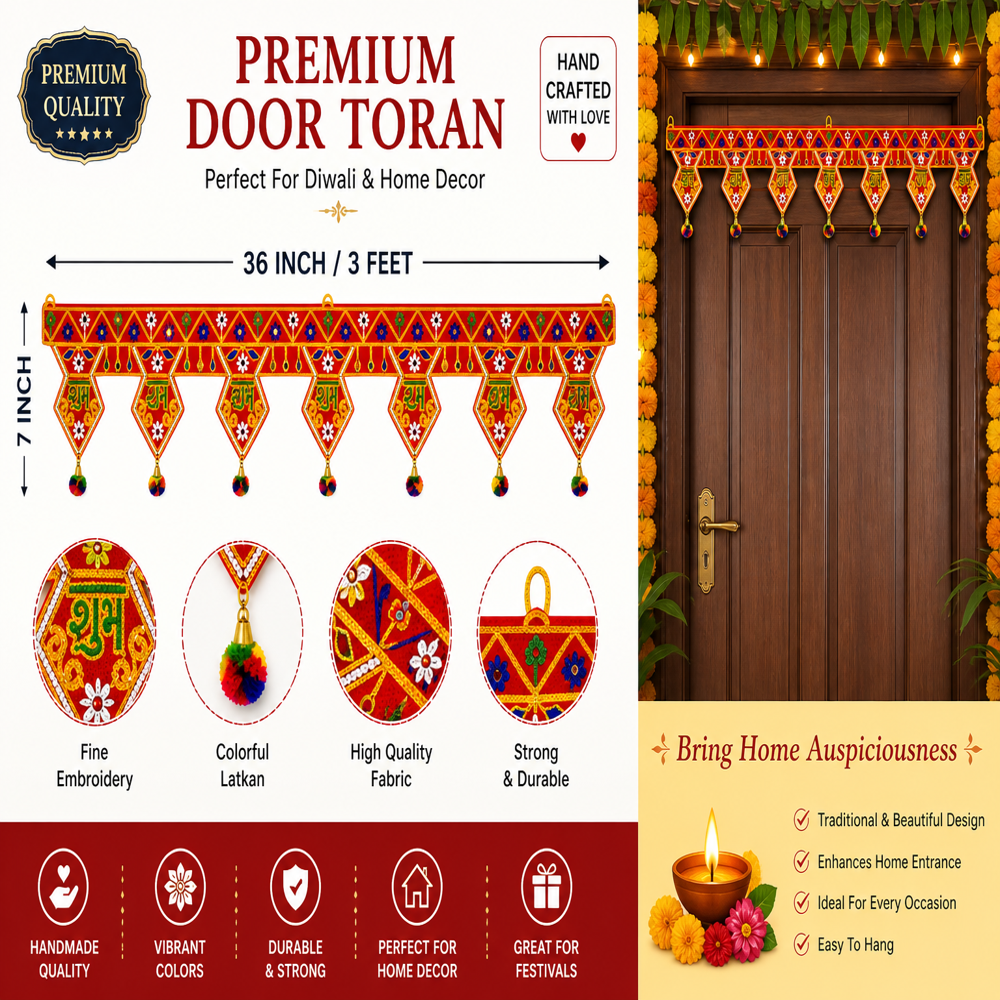 KRISHNA HANDLOOM Decorative Festival Decor for Home H 8