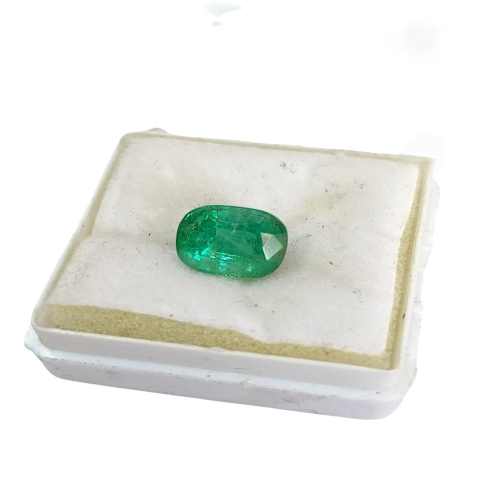Natural Zambian Cushion Cut Gemstone