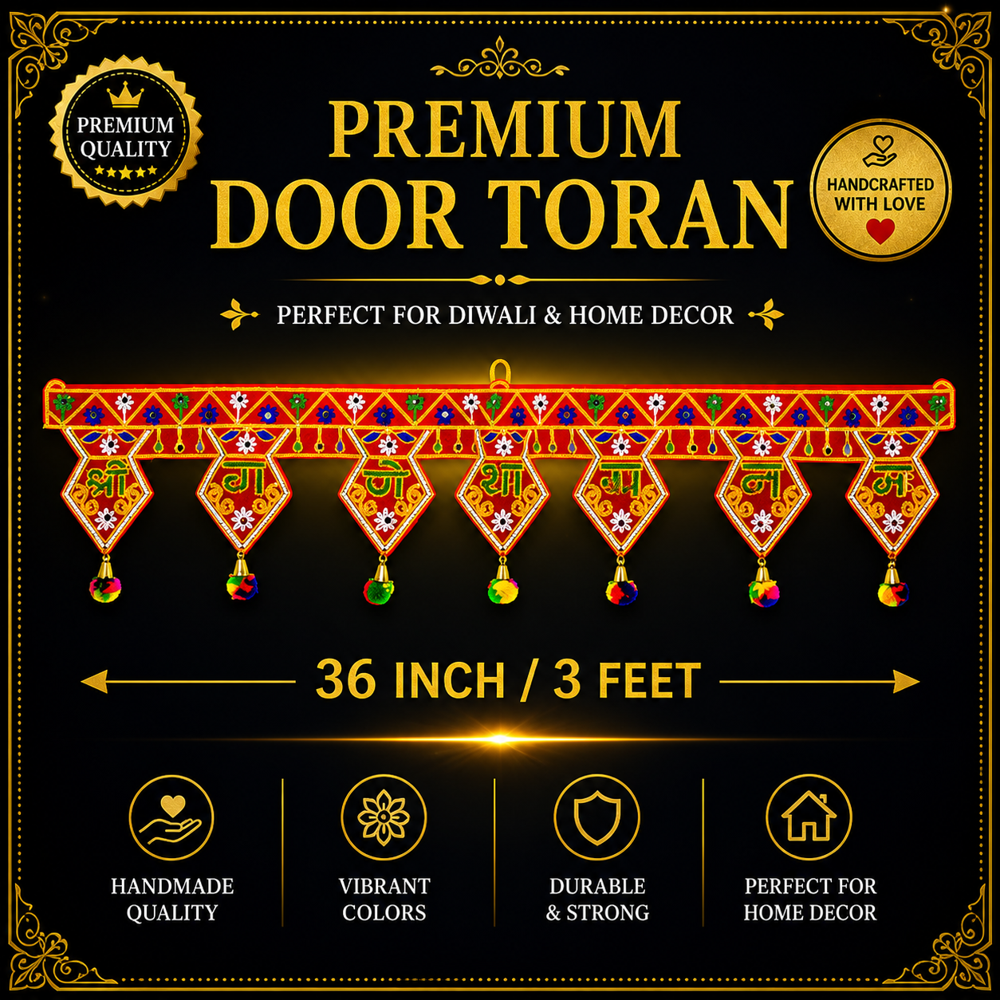 KRISHNA HANDLOOM Traditional Decorative Entrance Bandarwal H 16