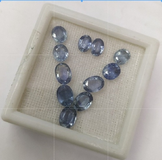 Natural Ceylon Blue Sapphire Layout