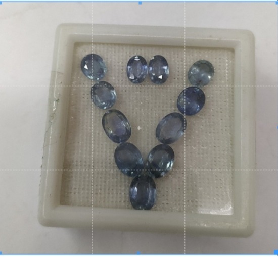 Natural Ceylon Blue Sapphire Layout