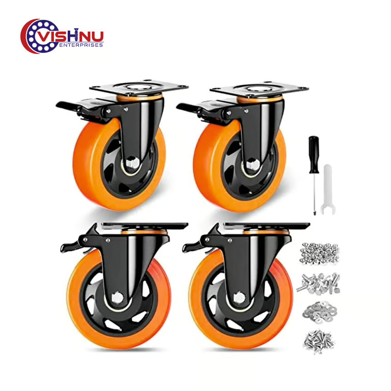 Heavy Duty Caster Wheels Set