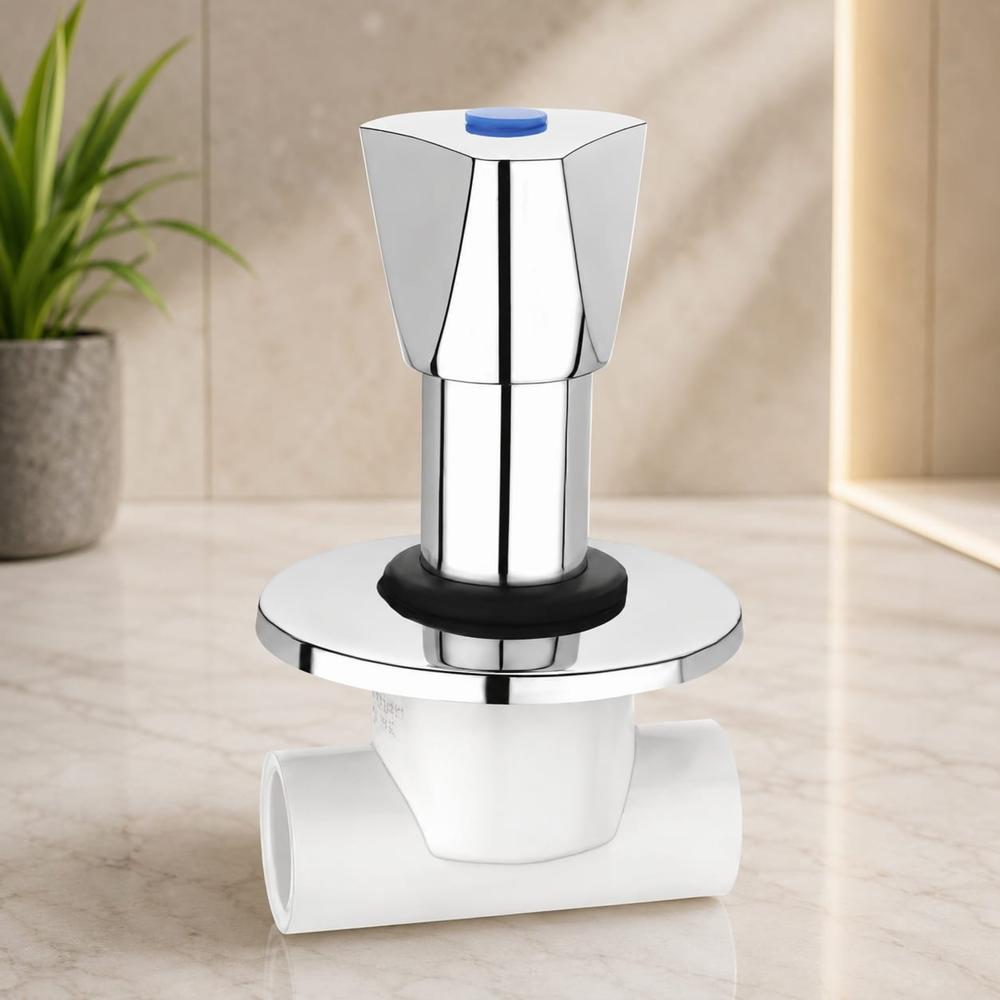 Conceled Valve - Color: White & Silver