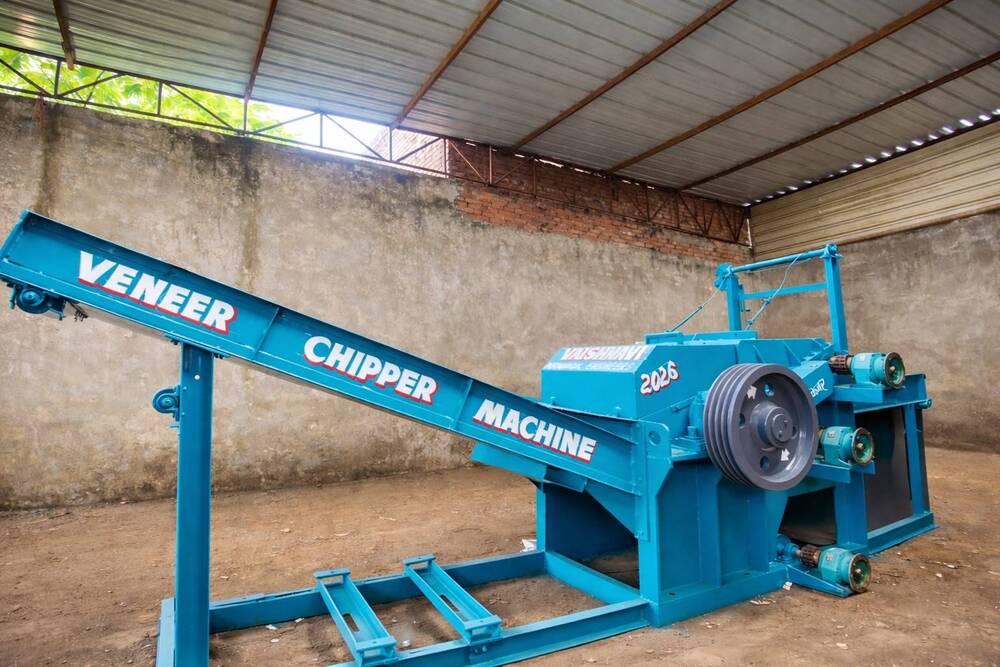 Veneer Chipper - Capacity: 6 Tph