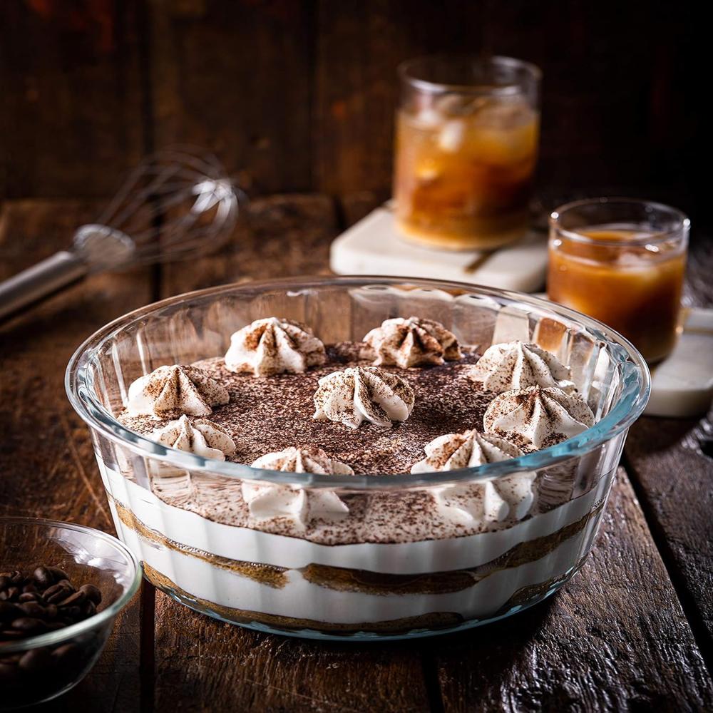 Borosil Glass Souffle Dish, 1 Piece, 1.5 L, Transparent IH22DH01215