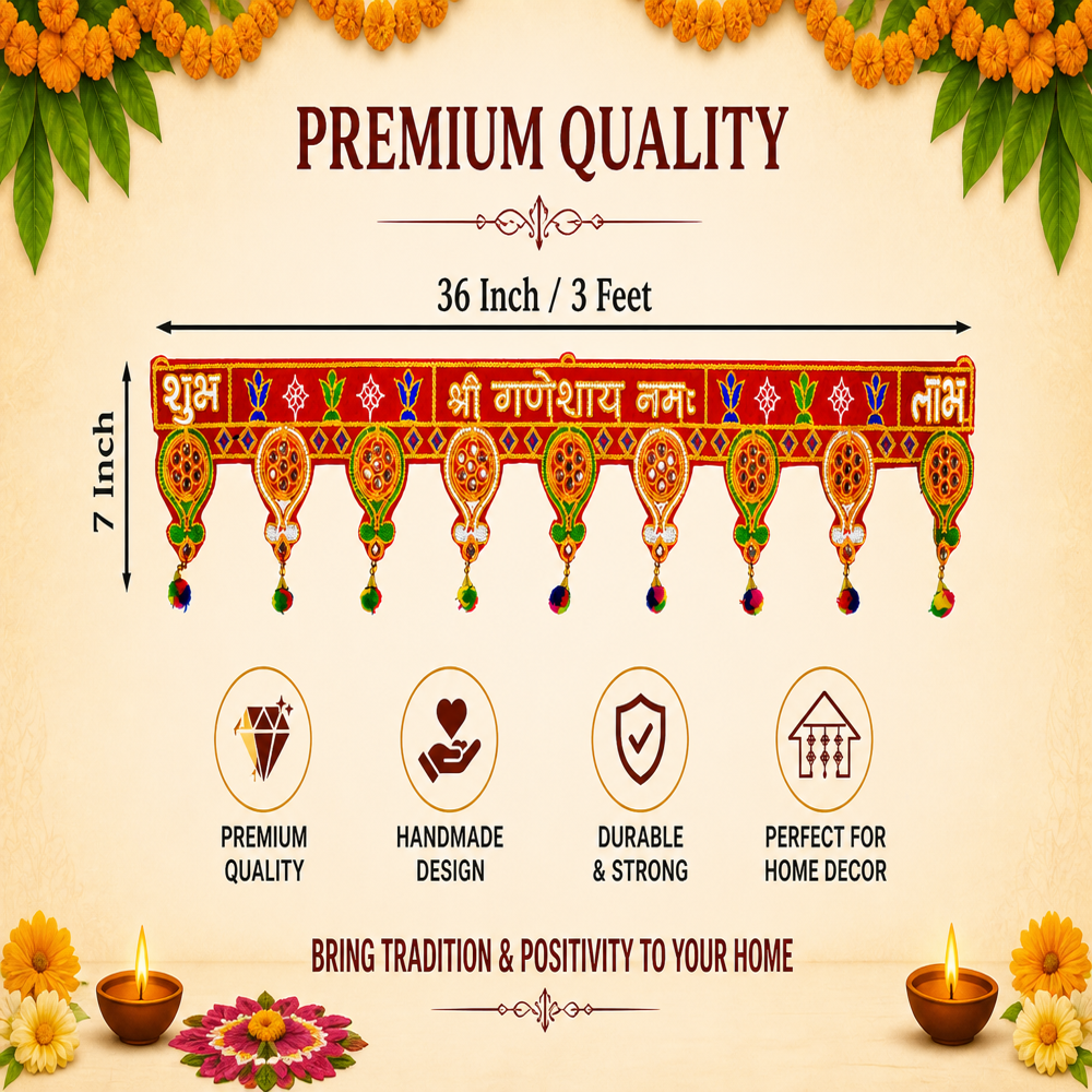 KRISHNA HANDLOOM Beautiful Decorative Door Hanging  I 14