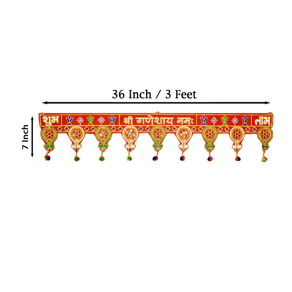 KRISHNA HANDLOOM Decorative Toran for Indian Festivals  I 16