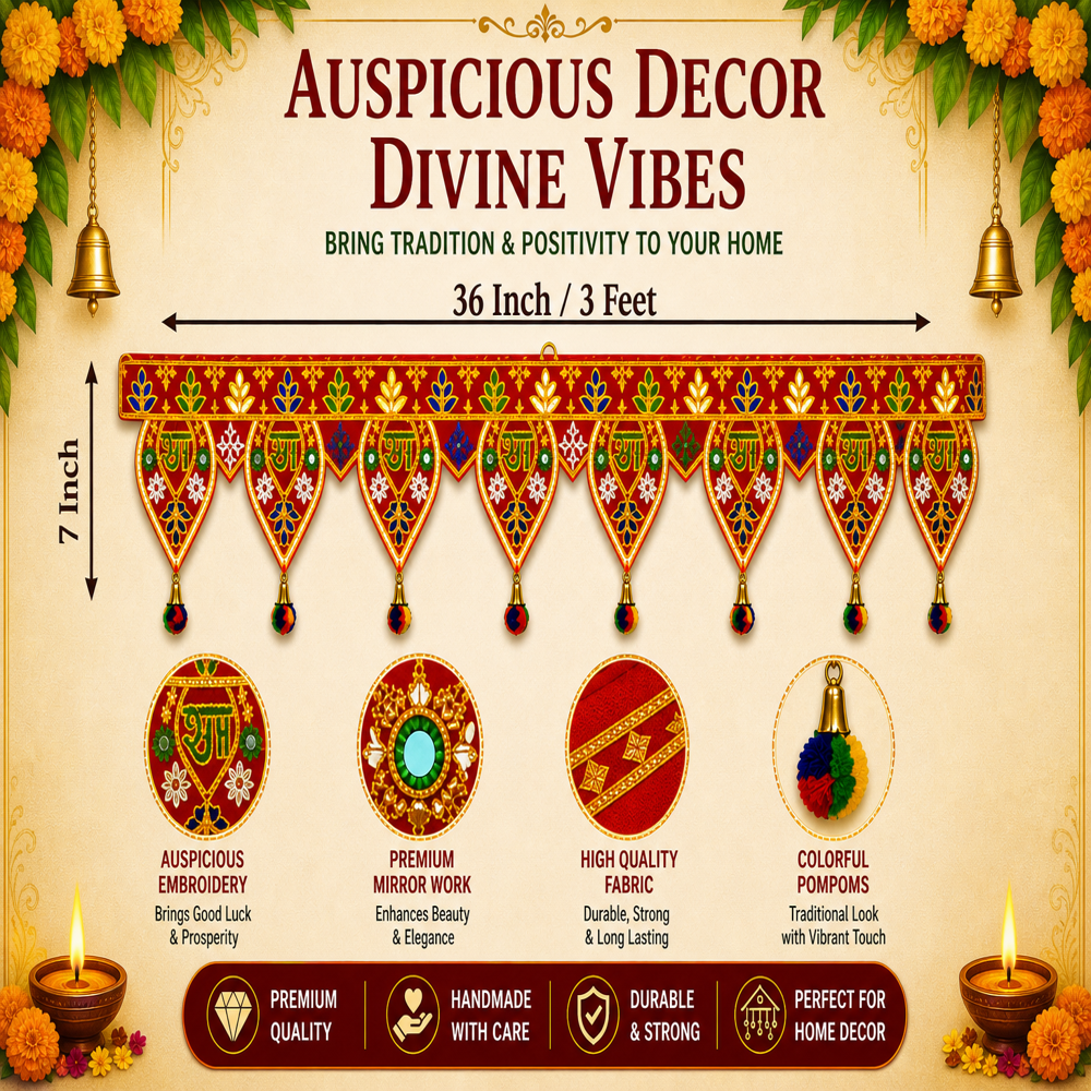 KRISHNA HANDLOOM Handmade Traditional Festival Decor  J 1