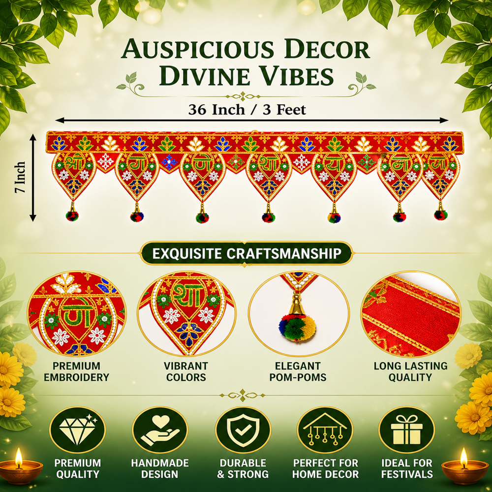 KRISHNA HANDLOOM Decorative Gujarati Bandarwal Art  J 4