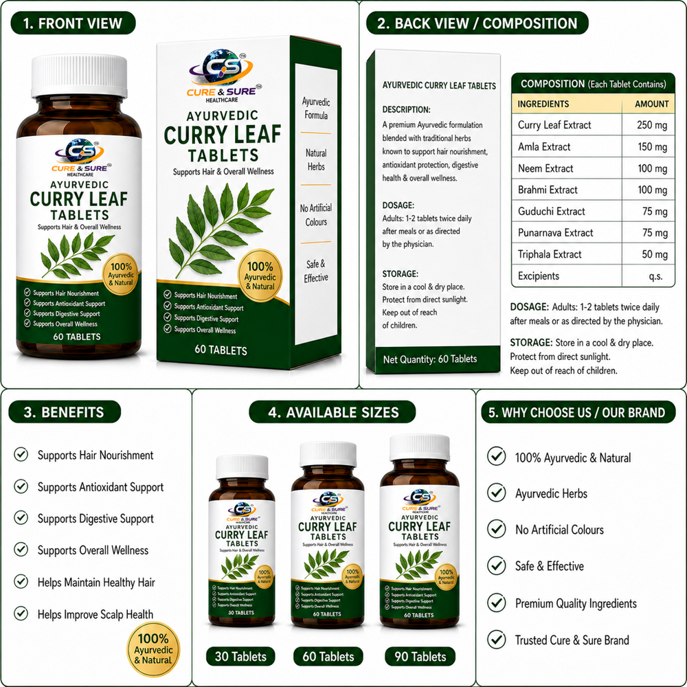 Ayurvedic Curry Leaf Third Party Manufacturing