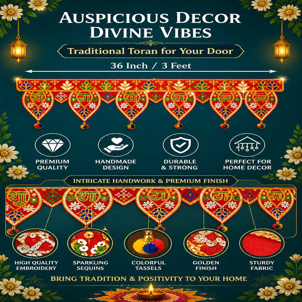 KRISHNA HANDLOOM Stylish Decorative Festival Hanging  J 6
