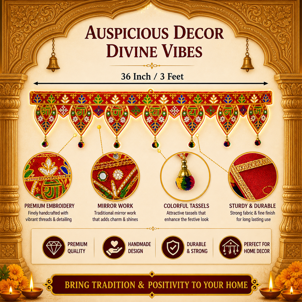 KRISHNA HANDLOOM Traditional Decorative Festival Art  J 12
