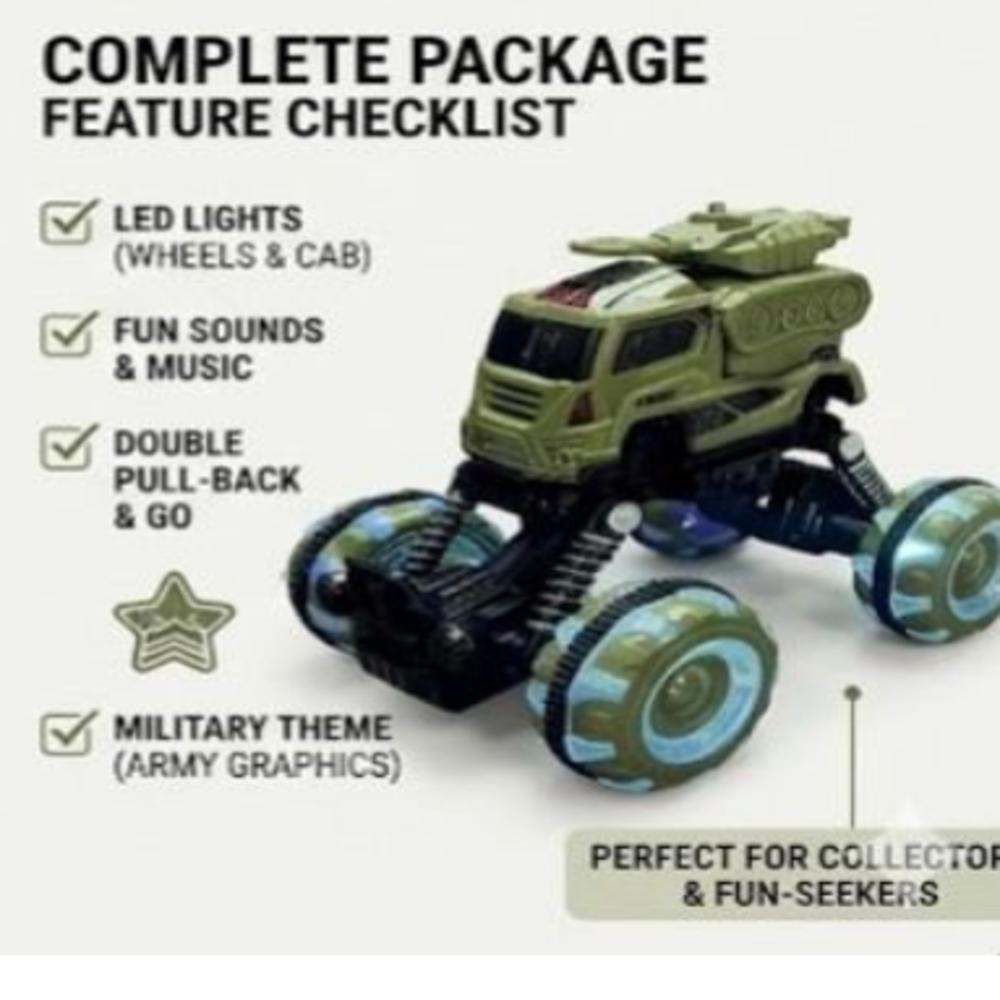 Lighting Wheel High Back Military Truck