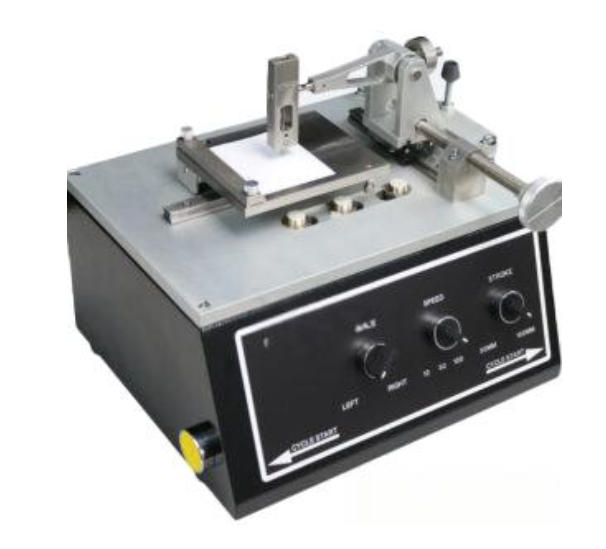 Nissan Scratch Tester - Mild Steel With Stainless Steel Parts, 420x300x250 mm | Motorized Scratch Tester, Adjustable Load 1-20 N, Analog Control