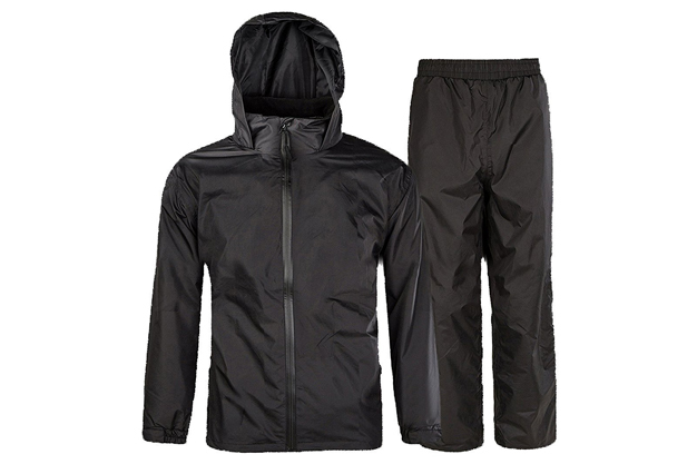 Mens Black Rainsuit