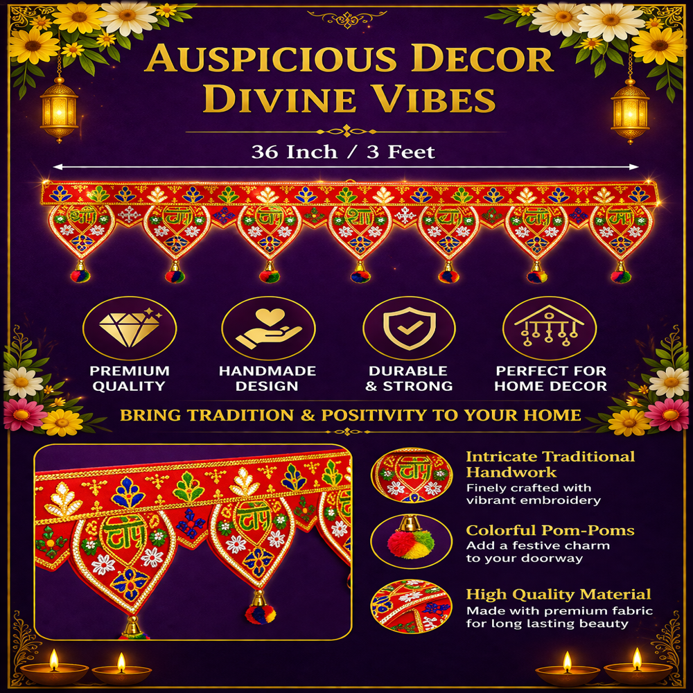 KRISHNA HANDLOOM Stylish Festival Decorative Bandarwal  J 16