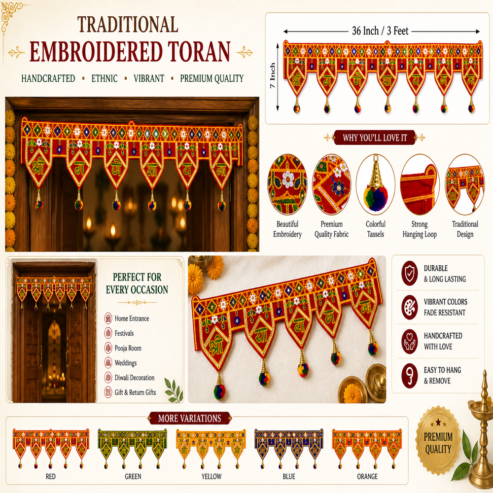 KRISHNA HANDLOOM Decorative Hanging for Indian Home  K 5