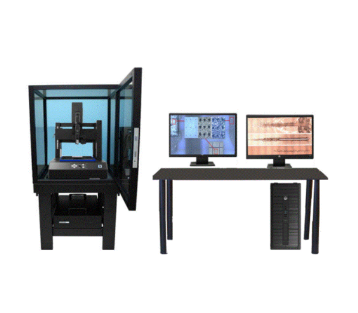 Nano Indenter / Scratch Tester - Precision Aluminum Alloy, 800x600x900 mm, 500 mN Load | Nanometer Resolution, Acoustic Isolation, Integrated Microscope