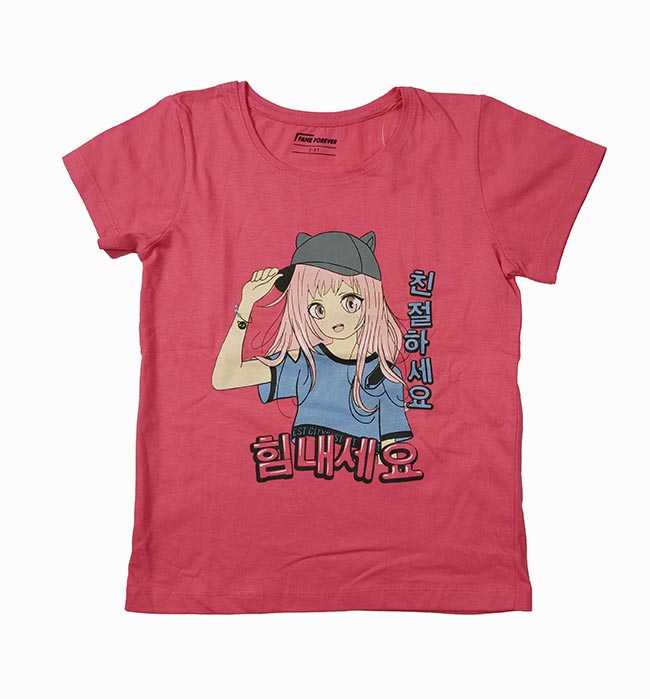 G22249 | FAME FOREVER Girls Printed T-Shirt