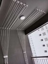 Ceiling clothes hanger