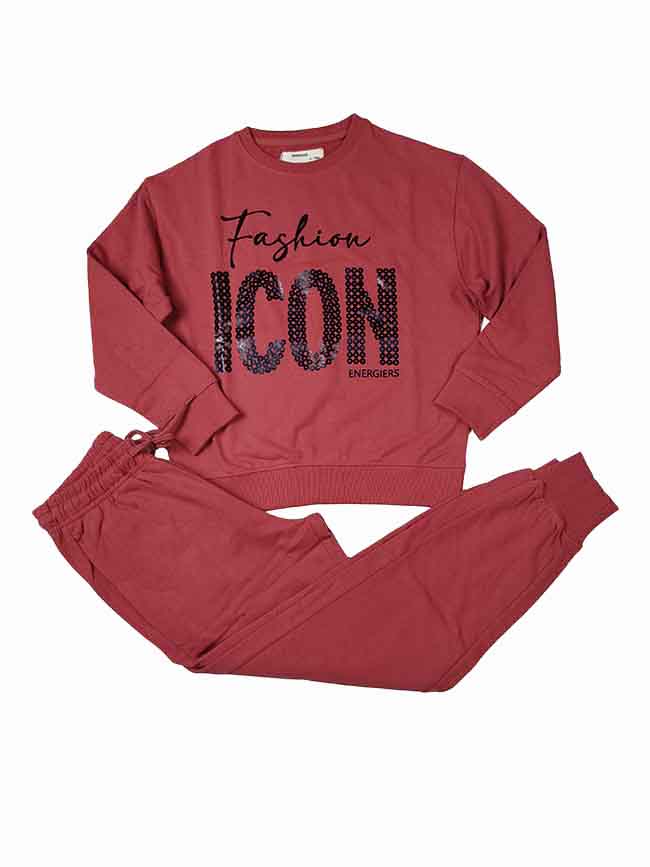 G22247 | ENERGIERS Older Girls Printed Fleece Jogging Sets