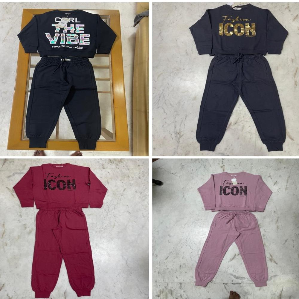 G22247 | ENERGIERS Older Girls Printed Fleece Jogging Sets